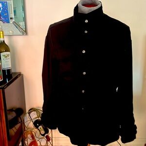 The Perfect Black Lightweight Lyocell Safari Jacket S